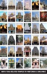 Babaji Kriya Yoga Related Temples to Visit (India &  Srilanka)