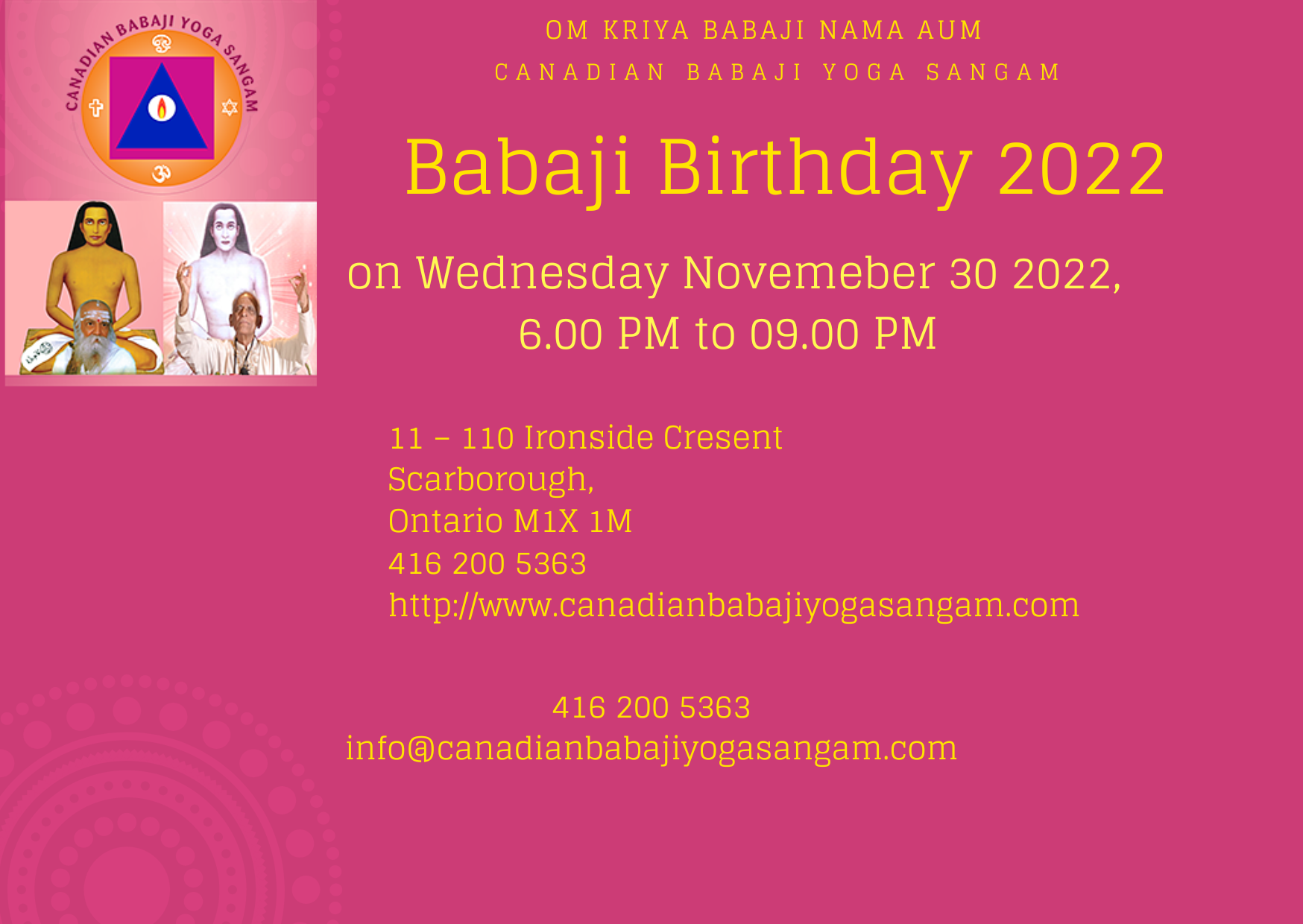 Babaji Birthday 2022