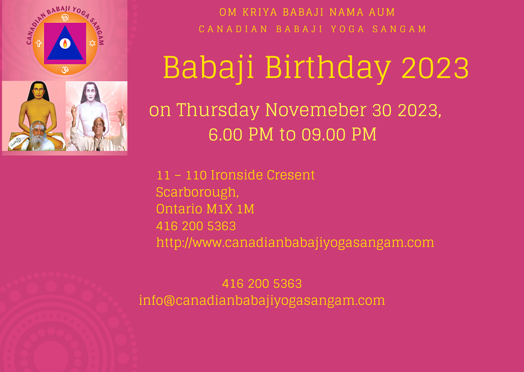 Babaji Birthday 2023