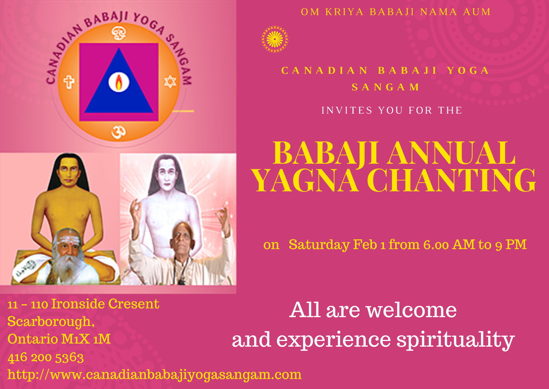 CBYS Annual Yagna Chanting 2025